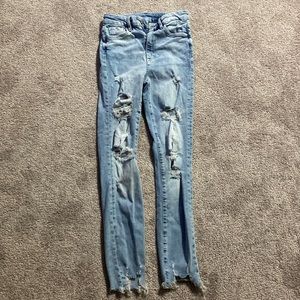 H&M Super Skinny High Waist Ankle Length Jeans